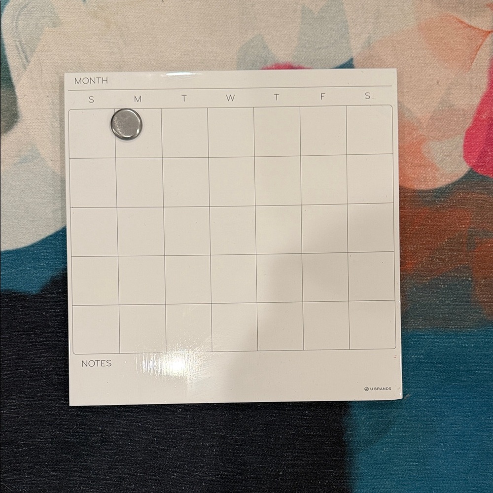 dry erase board calendar